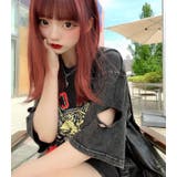 タイガー スカル 髑髏 プリントダメージ加工 ピグメント Tシャツ 半袖 | DEVICE | 詳細画像31