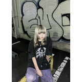 タイガー スカル 髑髏 プリントダメージ加工 ピグメント Tシャツ 半袖 | DEVICE | 詳細画像28