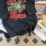 タイガー スカル 髑髏 プリントダメージ加工 ピグメント Tシャツ 半袖 | DEVICE | 詳細画像4