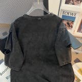 タイガー スカル 髑髏 プリントダメージ加工 ピグメント Tシャツ 半袖 | DEVICE | 詳細画像6