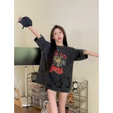 タイガー スカル 髑髏 プリントダメージ加工 ピグメント Tシャツ 半袖 | DEVICE | 詳細画像8
