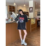 AIデザイン ロック バンド ピグメント ヴィンテージライク 古着風 Tシャツ | DEVICE | 詳細画像4