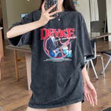 ブラック | AIデザイン ロック バンド ピグメント ヴィンテージライク 古着風 Tシャツ | DEVICE