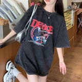 AIデザイン ロック バンド ピグメント ヴィンテージライク 古着風 Tシャツ | DEVICE | 詳細画像27