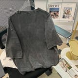 ロゴ プリント ピグメント 古着風 ビッグシルエット Tシャツ | DEVICE | 詳細画像6