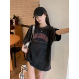 ロゴ プリント ピグメント 古着風 ビッグシルエット Tシャツ | DEVICE | 詳細画像5