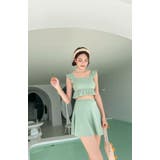 レディースセット水着 韓国風 ビスチェ | DEVICE | 詳細画像7