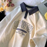 ベージュ | ポロシャツ ラガーシャツ カレッジロゴ | DEVICE