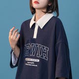 ポロシャツ ラガーシャツ カレッジロゴ | DEVICE | 詳細画像7
