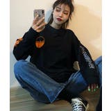 ブラックオレンジ | ロンＴ トップス 長袖 | DEVICE