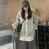 グレー | パーカー レディース ボリュームスリーブ | DEVICE