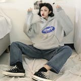 パーカー ロゴ レディース | DEVICE | 詳細画像2