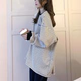 トレーナー 長袖 ボーダー | DEVICE | 詳細画像3