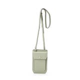 ミントグリーン | TOPKAPI バイカラー レザー モバイルポシェット LEAN リーン | TOPKAPI