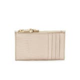 ペールベージュ | イタリアンレザー リザード型押し フラグメントケース LUCIA | TOPKAPI