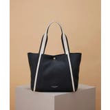 ブラック | ソフトシュリンク テープハンドル A4 トート バッグ | TOPKAPI