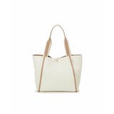 ホワイト | ソフトシュリンク テープハンドル A4 トート バッグ | TOPKAPI