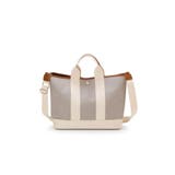 ライトグレー | スコッチグレイン ショルダー付き A4 トート バッグ | TOPKAPI
