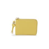 イエロー | 【TREASURE TOPKAPI】シュリンクレザー Lファスナー ミニ 財布 | TOPKAPI