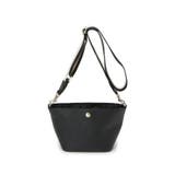 ブラック | スコッチグレイン プレーン 2トーンテープ ショルダー バッグ | TOPKAPI