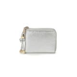 シルバー | 【TREASURE TOPKAPI】シュリンクレザー Lファスナー ミニ 財布 | TOPKAPI