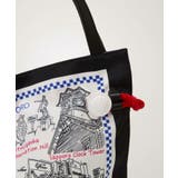 マイルドサテン スカーフ柄 トートバッグ スーベニアプリント | TOPKAPI | 詳細画像17 