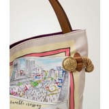 マイルドサテン スカーフ柄 トートバッグ スーベニアプリント | TOPKAPI | 詳細画像15 