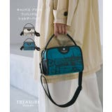 【TREASURE】キャンバス プリント ワンハンドル ショルダーバッグ | TOPKAPI | 詳細画像1 