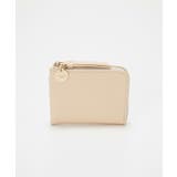 オフ | クロスエンボス レザー L字ファスナー ミニ 財布 | TOPKAPI