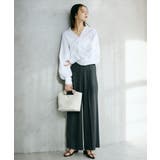 ソフトシュリンク テープハンドル ショルダー付きミニ トート バッグ | TOPKAPI | 詳細画像3 