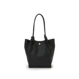 ブラック | 【Breath TOPKAPI】シュリンクレザー ノットハンドル トートバッグ | TOPKAPI