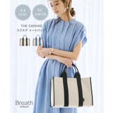 【Breath】THE CANVAS ザ キャンバス スクエア トートバッグ | TOPKAPI | 詳細画像1