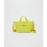 ライムグリーン | 【Breath】【撥水】マット ナイロン ショルダー付き ミニ トートバッグ | TOPKAPI