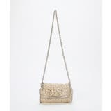 ペールベージュ | 【TREASURE】フラワーモチーフ チェーン ショルダーバッグ | TOPKAPI