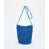 ブルー | 【TREASURE TOPKAPI】メタリックニットミニショルダーバッグ | TOPKAPI
