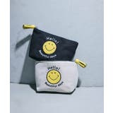 SMILE COLLECTION スマイル 刺繍 タッセルポーチ | TOPKAPI | 詳細画像2