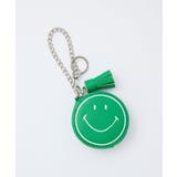 グリーン | SMILE COLLECTION スマイル ラウンド ポーチ / チャーム | TOPKAPI