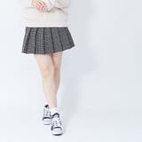 チェック プリーツスカート ミニ 韓国ファッション 韓国 秋 秋冬 冬 | TOTTY | 詳細画像3 