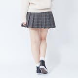 チェック プリーツスカート ミニ 韓国ファッション 韓国 秋 秋冬 冬 | TOTTY | 詳細画像4 