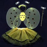 ハロウィン 衣装 子供 妖精 羽 ステッキ カチューシャ 仮装衣装 天使 | OSYAREVO | 詳細画像1 