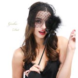 カチューシャ レースマスク ブラック | OSYAREVO | 詳細画像6 