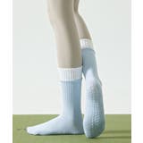ヨガ ピラティス ソックス 靴下 レイヤード 風 yoga | OSYAREVO | 詳細画像4