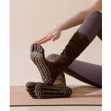 ヨガ ピラティス ソックス 靴下 5本指 リブ ロング yoga | OSYAREVO | 詳細画像4