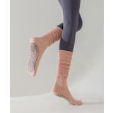 ヨガ ピラティス ソックス 靴下 リブ ロング yoga | OSYAREVO | 詳細画像11 
