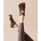 ヨガ ピラティス ソックス 靴下 5本指 くるぶし クロスバンド yoga | OSYAREVO | 詳細画像15
