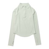 ヨガウェア トップス カップ付き 長袖 リブ | OSYAREVO | 詳細画像33