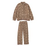 モカ×ベアー | ルームウェア セットアップ ボア ブルゾン ロングパンツ セット | OSYAREVO