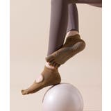 キャメル | ヨガ ピラティス ソックス 靴下 5本指 アンクレット yoga | OSYAREVO