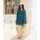 シアートップス付き シャーリングビキニ セットアップ 水着 レディース | OSYAREVO | 詳細画像17