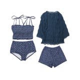 シアートップス付き シャーリングビキニ セットアップ 水着 レディース | OSYAREVO | 詳細画像86